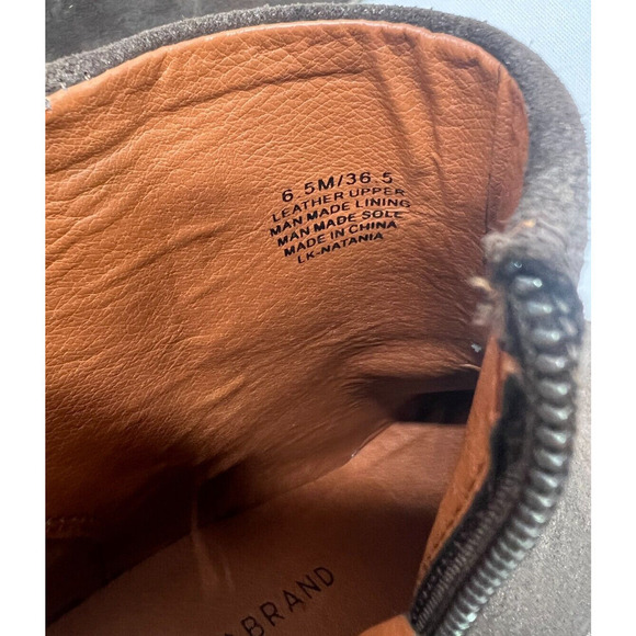 Lucky Brand Booties Women’s 6.5M/36.5 Natania Ankle Boot Bracken Aurora Brown - Picture 7 of 7